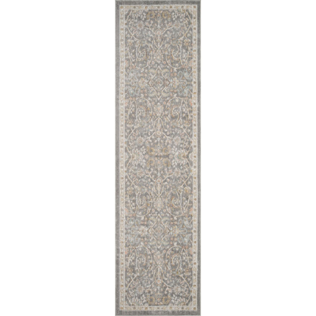 Desire Rugs Maia Floral Grey Rug 60 x 220cm - image 1