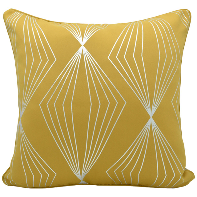 Velosso Onyx Ochre Filled Cushion 43 x 43cm 2 Pack - image 1