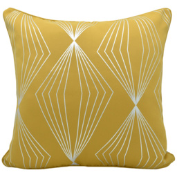 Velosso Onyx Ochre Filled Cushion 43 x 43cm 2 Pack