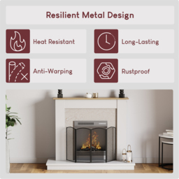 Fire Vida Stanton 4 Panel Fire Guard - thumbnail 4