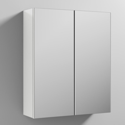 nuie Hudson Reed Fusion 2 Door Gloss White Wall Hung Fitted Mirror Cabinet