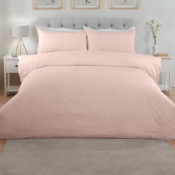 Emilia Jacquard Duvet Set Pink Double