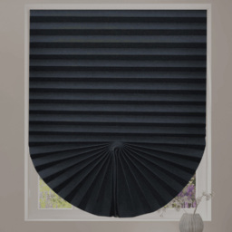 Caecus Self Adhesive Pleated Blind Black 90 x 150cm 6 Pack
