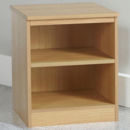 R White Cabinets Brown 2 Shelf Bookcase