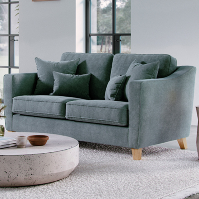 Marlon City Denim 2 Seater Small Sofa - image 1