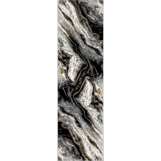 Sunset Mono Marble Runner Black - image 1