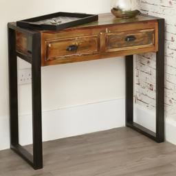 Baumhaus Urban Chic 2 Drawer Console Table