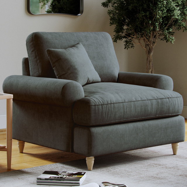 Clara Faro 17 Grey Agmamito Armchair - image 1