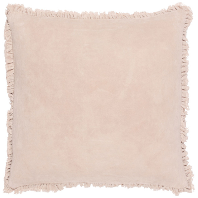 Yard Bertie Natural Cotton Velvet Cushion - image 1