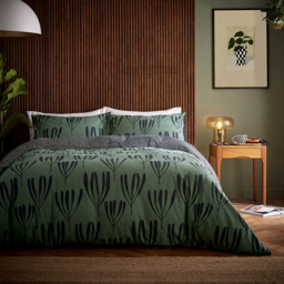Helena Springfield Calla Green Super King Size Duvet Set