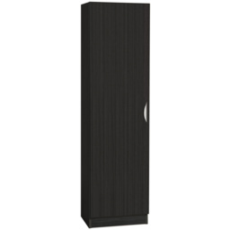 R White Cabinets Black Single Door Tall Cupboard - thumbnail 2