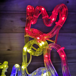 Samuel Alexander 70cm 420 Multicoloured LED Three Wise Men On Camels Nativity Scene - thumbnail 4