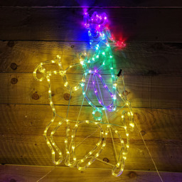 Samuel Alexander 70cm 420 Multicoloured LED Three Wise Men On Camels Nativity Scene - thumbnail 2