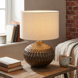 Levi Antique Bronze Table Lamp - thumbnail 4