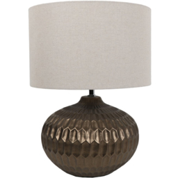 Levi Antique Bronze Table Lamp - thumbnail 1