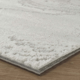 Desire Rugs Perla Grey Modern Abstract Action Resin Design Rug 60 x 220cm - thumbnail 3