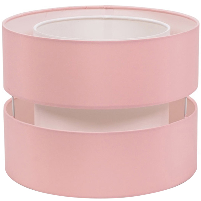 ValueLights Sophia Blush and White 2-Tier Ceiling Light Shade Small - image 1