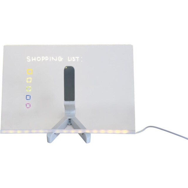 Clear LED White Board Sign 20 x 30cm - image 1