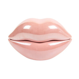 Pearlised Lip Ceramic Candle Pink - thumbnail 2