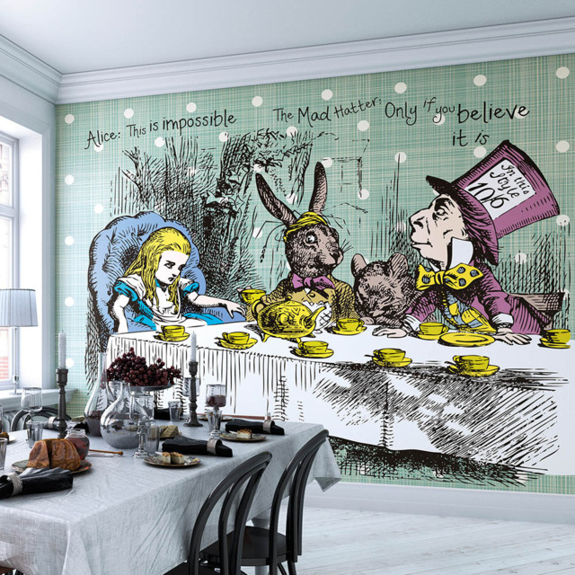 Origin Murals Tea Party Multicolour Wall Mural - image 1