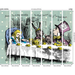 Origin Murals Tea Party Multicolour Wall Mural - thumbnail 4