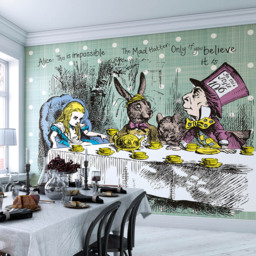 Origin Murals Tea Party Multicolour Wall Mural - thumbnail 1