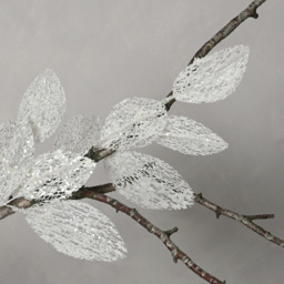 The Seasonal Gift Co. White Leaf Stem - thumbnail 2
