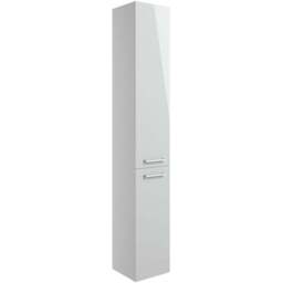 Bathstore Milford 2 Door Grey Gloss Floor Standing Tall Unit 350mm