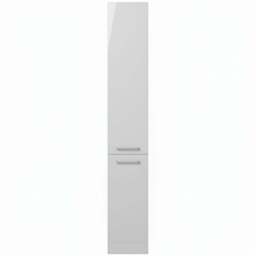 Bathstore Milford 2 Door Grey Gloss Floor Standing Tall Unit 350mm - thumbnail 3