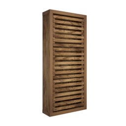 Erik Wooden Slatted Shoe Storage Cabinet - thumbnail 2