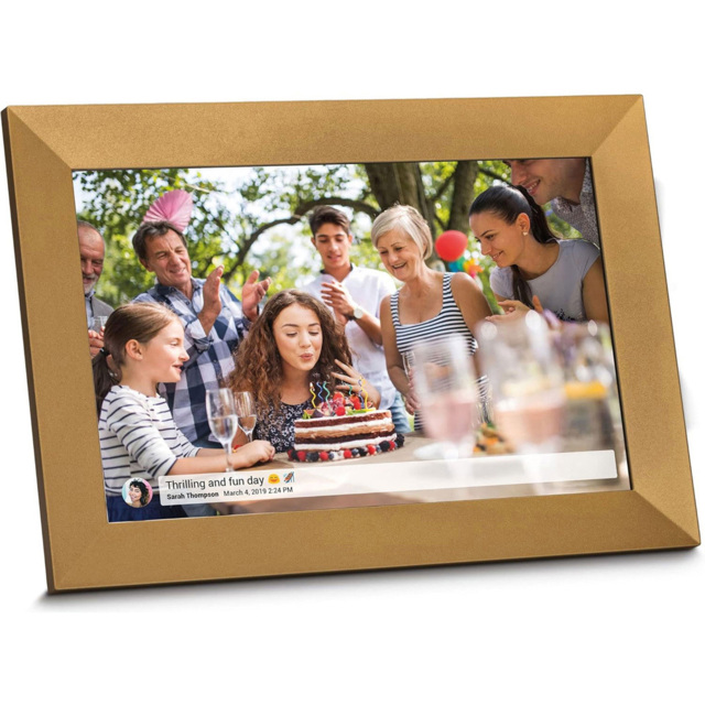 Grouptronics Gallery10 Gold WiFi Digital Photo Frame - image 1