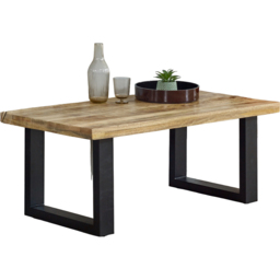 Brooklyn Surrey Solid Wood and Metal Coffee Table - thumbnail 2