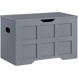 Vida Designs Grey Ottoman Storage Box Small - thumbnail 2