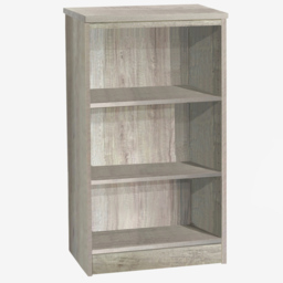 R White Cabinets 3 Shelf Mid Height Grey Nebraska Bookcase - thumbnail 2
