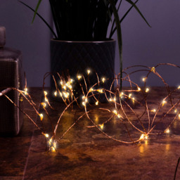 St Helens Battery Copper Wire Lights 10m