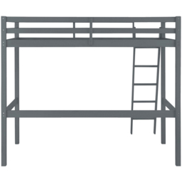 Loft24 Alpi2 Grey Single High Sleeper Bed - thumbnail 3