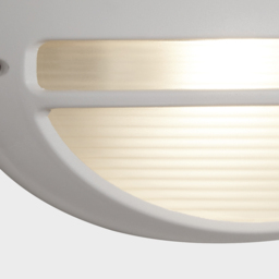 Lighting Collection IP44 Harbourline White Outdoor Wall Light - thumbnail 4
