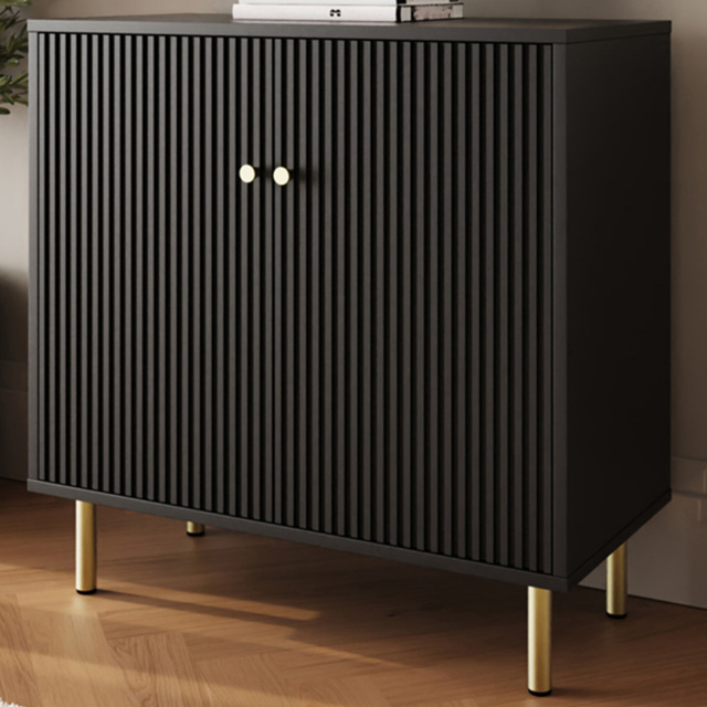 GFW Garrucha Black 2 Door Utility Shoe Cabinet