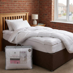 Divante Deep Fill Mattress Topper - White / Single - thumbnail 3