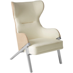 Premier Housewares Piermount Ivory Wingback Chair - thumbnail 2