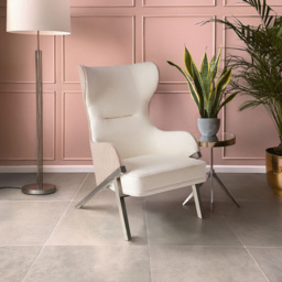 Premier Housewares Piermount Ivory Wingback Chair - thumbnail 4