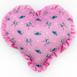 Stitch Cutie Heart Shaped Cushion Pink - thumbnail 3