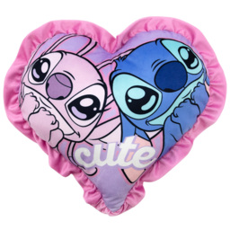 Stitch Cutie Heart Shaped Cushion Pink