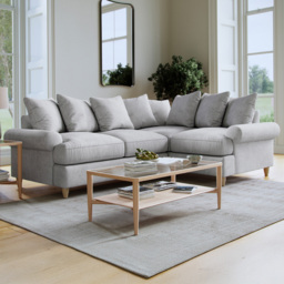 Clara Faro 16 Grey 3 Seater Left Hand Corner Agmamito Sofa - thumbnail 1