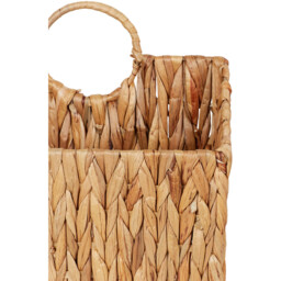 Neutral Water Hyacinth Handle Basket 34cm - thumbnail 4