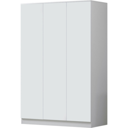 FWStyle Stora 3 Door Matt White Wardrobe - thumbnail 2