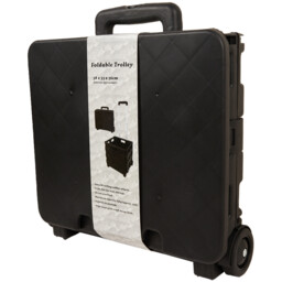 Black Foldable Storage Trolley - thumbnail 3
