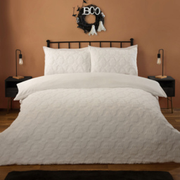 Ghosts Teddy Fleece Duvet Set White King - thumbnail 1