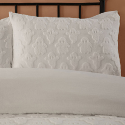 Ghosts Teddy Fleece Duvet Set White King - thumbnail 3