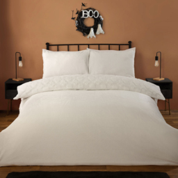 Ghosts Teddy Fleece Duvet Set White King - thumbnail 2